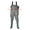 Fashion Gray Breathable Chest Wader (7798AN)